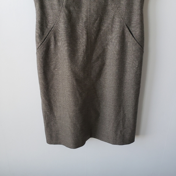 Tahari ASL womens dress size 6 sleeveless front pocket sheath - Picture 4 of 6